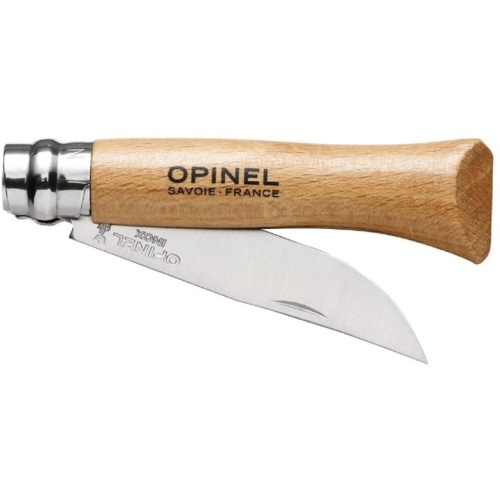 Нож Opinel №9, нержавеющая сталь, дубовая рукоять в картонной коробке 002424 фото 3